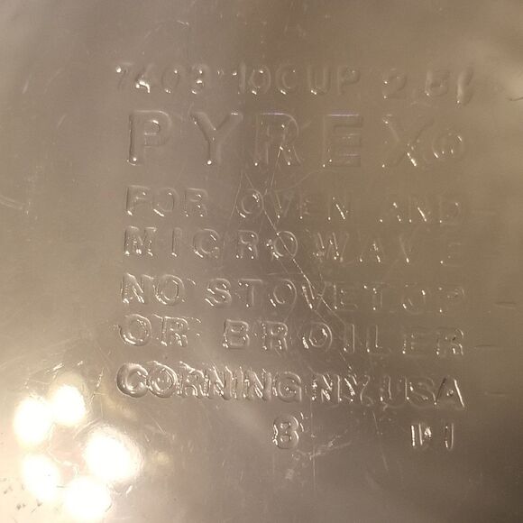 Vintage Pyrex clear nesting bowls clear set of 3 - Picture 11 of 11